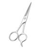 BIUDECO Stainless Steel Beard Scissors for Barbers Mustache Eyebrow Trimmers Hairdressing Scissors Compact Beard Care Accessory view 1