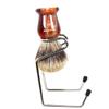 CALLARON Shaving Brush Storage Rack Hair Rack Steel Suits for Men Shaving Brush Holder Stainless Organizer Stands Mustache Brush Holder Stand Brush Stand Razor Brush Rack Silver view 3