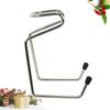 CALLARON Shaving Brush Storage Rack Hair Rack Steel Suits for Men Shaving Brush Holder Stainless Organizer Stands Mustache Brush Holder Stand Brush Stand Razor Brush Rack Silver view 4
