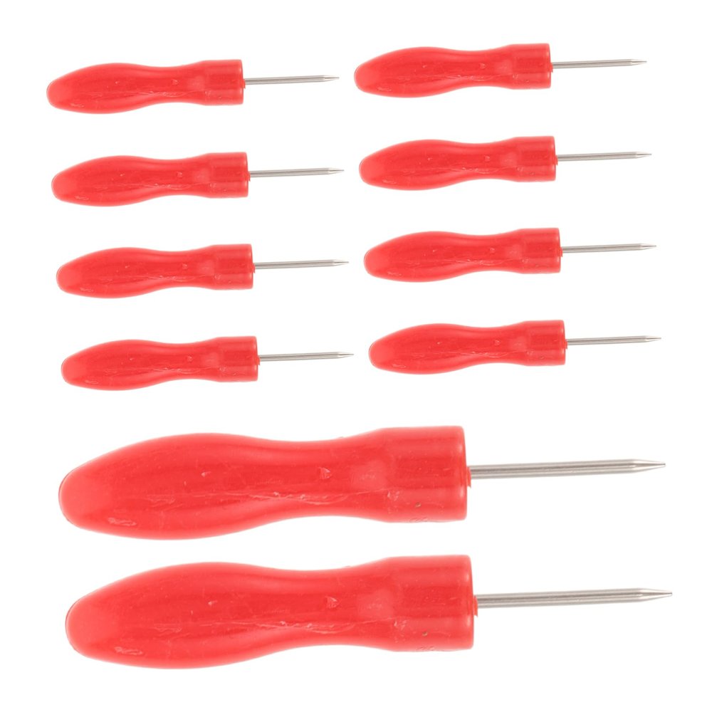 CALLARON 10pcs Glue Bottle Piercing Needles Blocking Tips for Eyelash Glue Bottle Salon Supplies