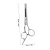 PLAFOPE Hairdressing Scissors Bulk Professional Barber Shears Thinning Hair Cutting Scissors for Barbershop view 2