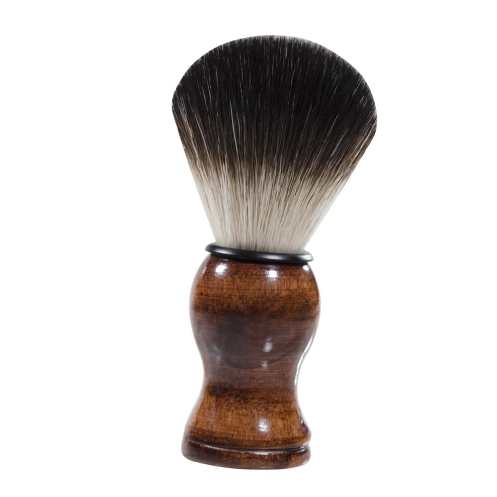 CALLARON Portable Beard Cleaning Brush for Men Nylon Shaving Brush Soft Bristles for Travel and Grooming