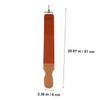 CALLARON Barber Sharpening Cloth Leather Straight Razor Strop for Razor Sharpening Belt Dual Straps view 2