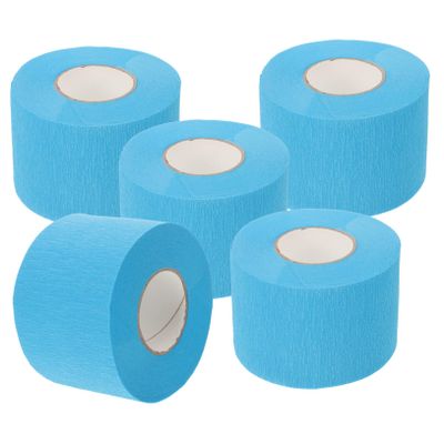 CALLARON 5rolls Hairstylist Barber Shop Supply Disposable Neck Strip Paper for Hair Cutting Gentle Material
