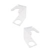 VICASKY 2pcs Men's Shaving Brush Holder Stand Transparent Rack for Hair Brush and for Home Travel and Barber Salon Use view 3
