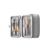18-Piece Nail Clippers Set, Professional Manicure Pedicure Kit for Men & Women, Stainless Steel Nail Clipper Set with Grey PU Leather Case, Personal Care & Grooming Accessories view 3