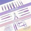 30-Piece Nail Clippers Set, Professional Manicure Kit with Stainless Steel Tools, Nail Care Kit with Pink Case, Pedicure Grooming Set for Men & Women, Valentines Day Gift(Gray) view 4