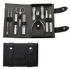 10-Piece Stainless Steel Manicure Set, Professional Nail Clippers & Pedicure Tools for Men, Complete Grooming Kit with Ear Spoon, Compact PU Leather Case, Personal Care Set for Hand & Foot Care view 1