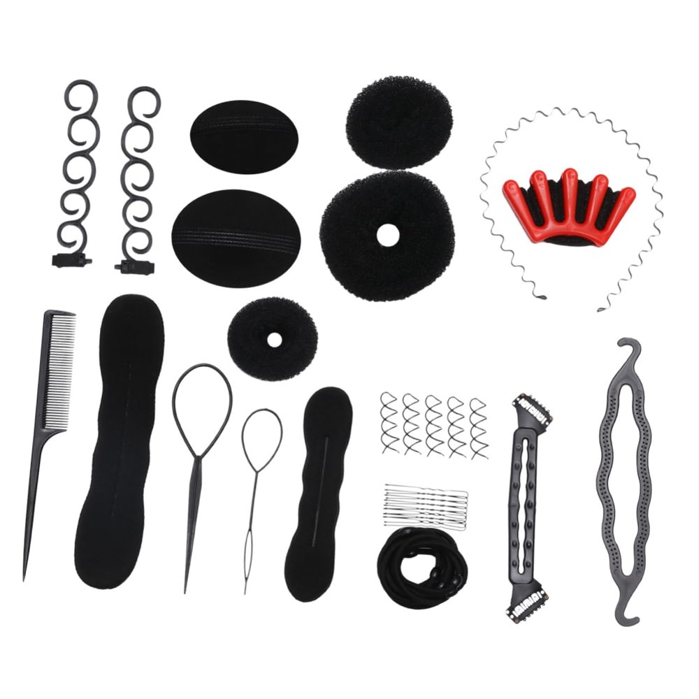 Beaupretty 42pcs Hair Styling Tools Hair Accessories for Women and Bun Maker for Various Styles