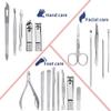 19-Piece Professional Pedicure and Manicure Kit - Stainless Steel Nail Clippers, Cutters, Nail Files, and Grooming Tools Set for Heavy-Duty Use with PU Leather Case view 2