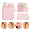 Ear Hole Cleaning Thread, Peach-Scented Deodorizing Ear Cleaning Solution, Disposable Ear Piercing Cleaning Care Kit with 240pcs Ear Piercing Hole Cleaner Floss & 15ml Cleaning Solution (Mint) view 2