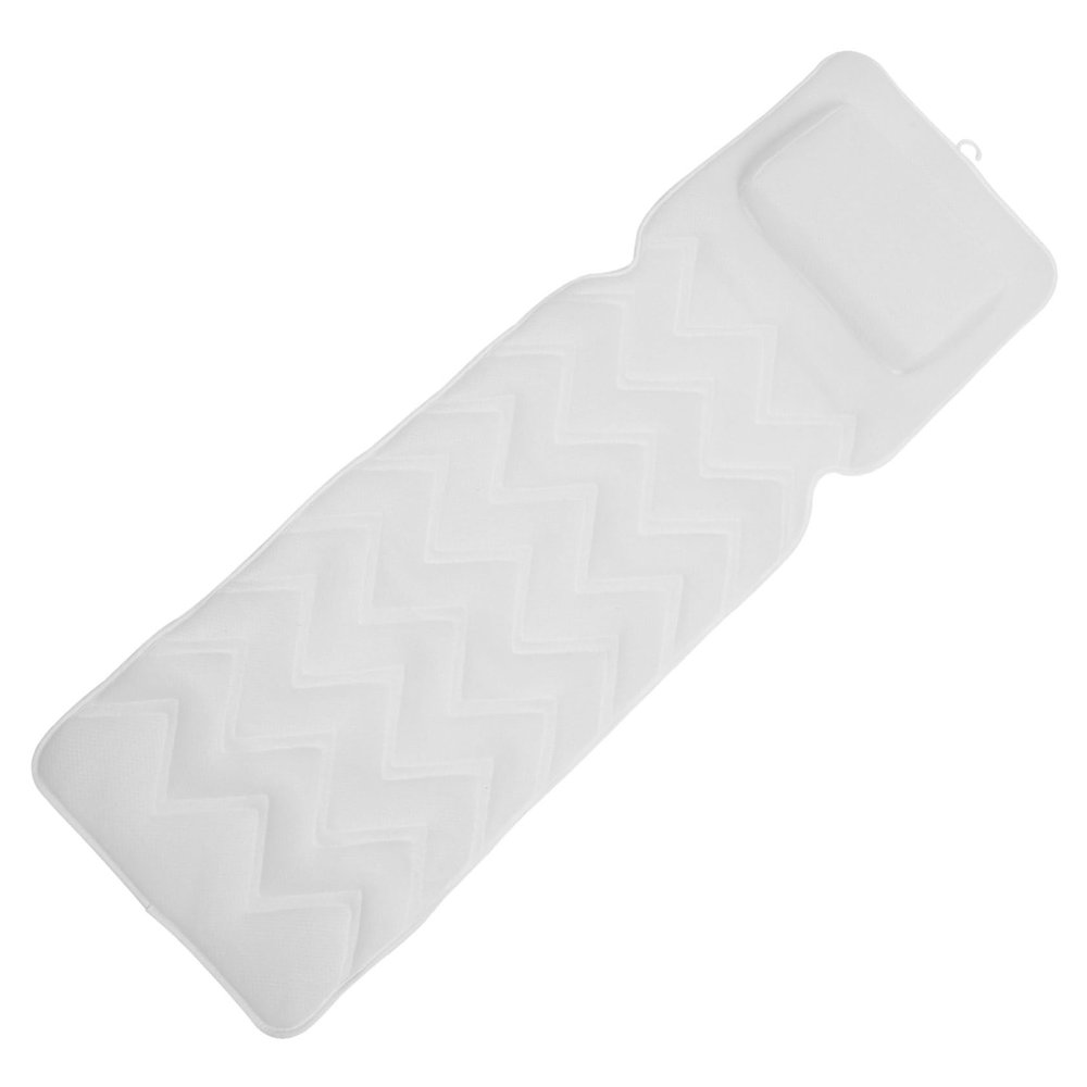 Beaupretty Ergonomic Bath Pillow - Design Comfortable Spa Cushion for Neck and Back Support Bathtubs and Spas Portable for Home and Travel Use