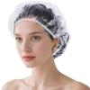 30 Pcs Disposable Shower Caps, Clear Plastic Bath Caps for Hair Treatment, Spa, Home, Kitchen, Hotel, Travel (17.3 Inch) view 1