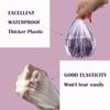 30 Pcs Disposable Shower Caps, Clear Plastic Bath Caps for Hair Treatment, Spa, Home, Kitchen, Hotel, Travel (17.3 Inch) view 4