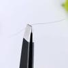 3 Pieces/set of Eyebrow Tweezers Stainless Steel Point/oblique Point/flat Point Hair Removal Makeup Tool Kit with Black Pocket view 4
