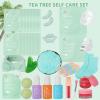 Valentines Day Gifts for Women, 55Pcs Tea Tree Face Sheet Mask Pack, Skin Care Set, Self Care Kit, Hydrogel Jelly Mask, Eye Gel, Under Eye Patches, Facial Serum Set, Christmas, Birthday, Mother Day view 2