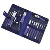 15-Piece Manicure Set Nail Clippers Set, Upgrade Stainless Steel Nail Cutter, Pedicure Scissors, Professional Nail Care Kit for Fingernail & Toenail Grooming with PU Leather Case view 1