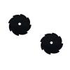 Dcmunxpas 2pcs 8 Teeth Cutter Blade Fits for Brush Cutter Replace Parts view 1