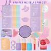 55 Pcs Valentines Day Gifts for Women, Face Sheet Masks Pack, Hydrating Skin Care Kit, Spa Kit Gift, Real Deep Hydrogel Mask, Face Serum, Gel Eye Mask, Christmas, Birthday, Anniversary view 2