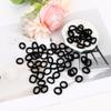 Bulk Hair Ties One Set Hair Scrunchies for Women Girls Elastics Ponytail Holder Bobbles Soft Scrunchies for Women Hair Bands Hair Ties Black Black, 1 Pack view 2