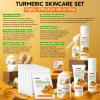 15 PCS Turmeric Skin Care Set - Turmeric Skin Care Kit Long-Lasting Moisture, Oil Control & Smooth Skin - With Cleanser, Soap, Scrub,Toner, Face Oil, Eye Cream, Lotion, Cream & Facial Masks view 3