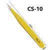 6PCS /Set Stainless Steel Tweezers Set for Electronics Phone Repairing Tool Eyebrow/Eyelash Tweezers (D 6pcs) view 3