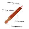 Beaupretty Razor Sharpening Canvas Leather Strop Double-layer Hanging Buckle for Straight Razors Scissors view 4