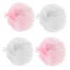 Healeved 4pcs Makeup Puffers Meizhuangpu Soft Rounds Setting Powder Makeup Facial Cleaning Pad Portable Beauty Tool Random Style view 1