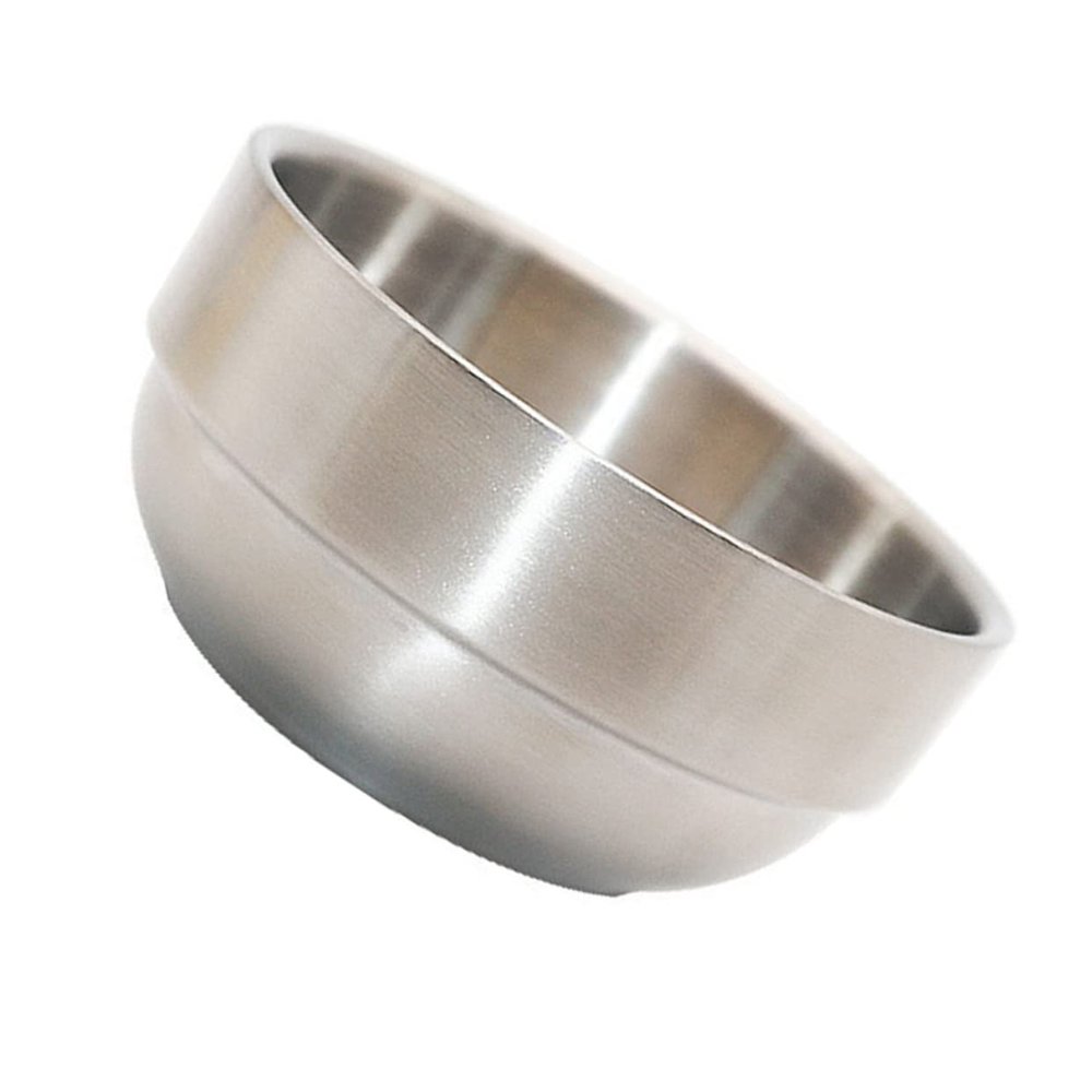 Beaupretty Grooming Shaving Bowl Lid Portable Beard Shaving Soap Cup for Men Facial Cleanser Mug Travel Friendly 304 Stainless Steel Easy to Clean