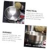 Beaupretty Grooming Shaving Bowl Lid Portable Beard Shaving Soap Cup for Men Facial Cleanser Mug Travel Friendly 304 Stainless Steel Easy to Clean view 3
