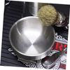 Beaupretty Grooming Shaving Bowl Lid Portable Beard Shaving Soap Cup for Men Facial Cleanser Mug Travel Friendly 304 Stainless Steel Easy to Clean view 4