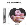 HJTRW Travel Makeup Mirror for Women Double-Sided 1X/2X Magnifying Foldable Cosmetic Mirror Portable Pocket Mirror Donut Cake Vanity Mirror Compact Beauty Mirror for Pocket Purse Clutch view 3