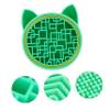 Ipetboom Makeup Brush Cleaner Mat Silicone Cleaning Pad for Brushes Drying Holder Cat Design Storage view 4