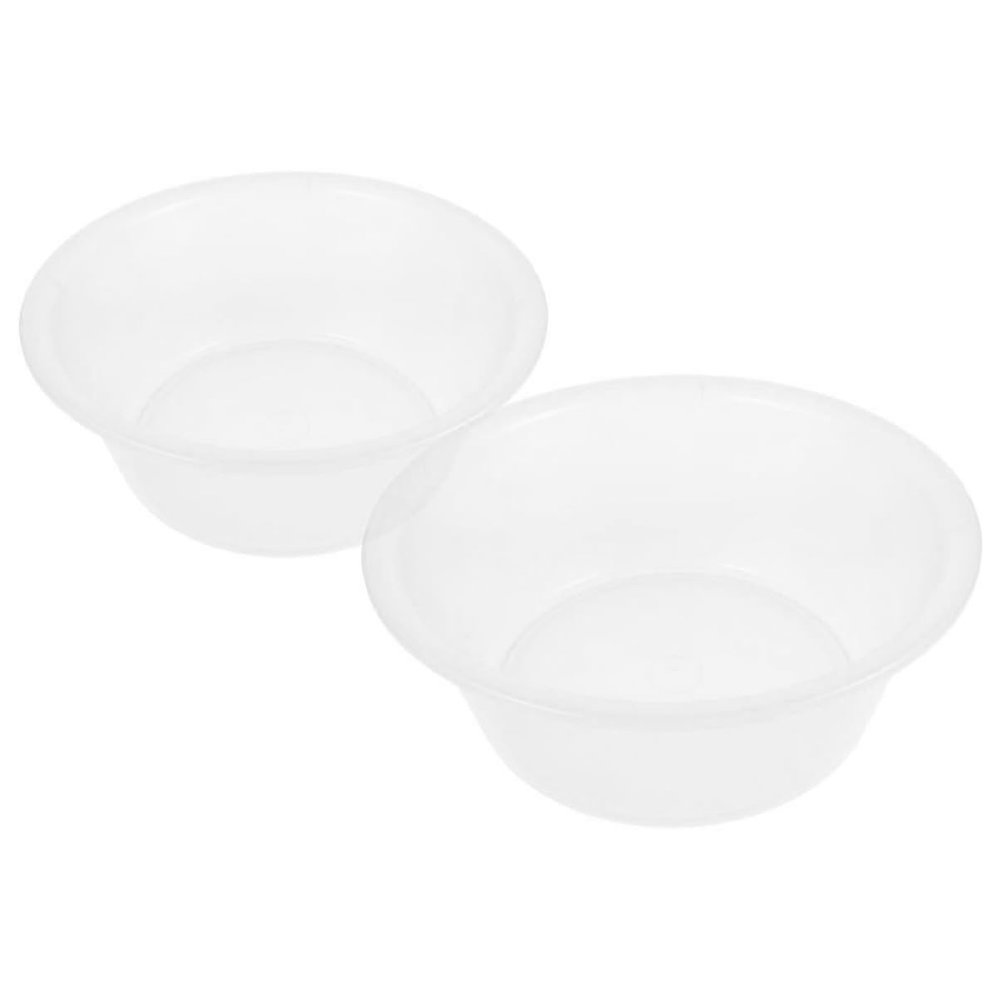 Baluue 2pcs Foot Soaking Tub Large Foot Wash Basin Portable Spa Massager Dish Washing Bath