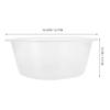 Baluue 2pcs Foot Soaking Tub Large Foot Wash Basin Portable Spa Massager Dish Washing Bath view 2