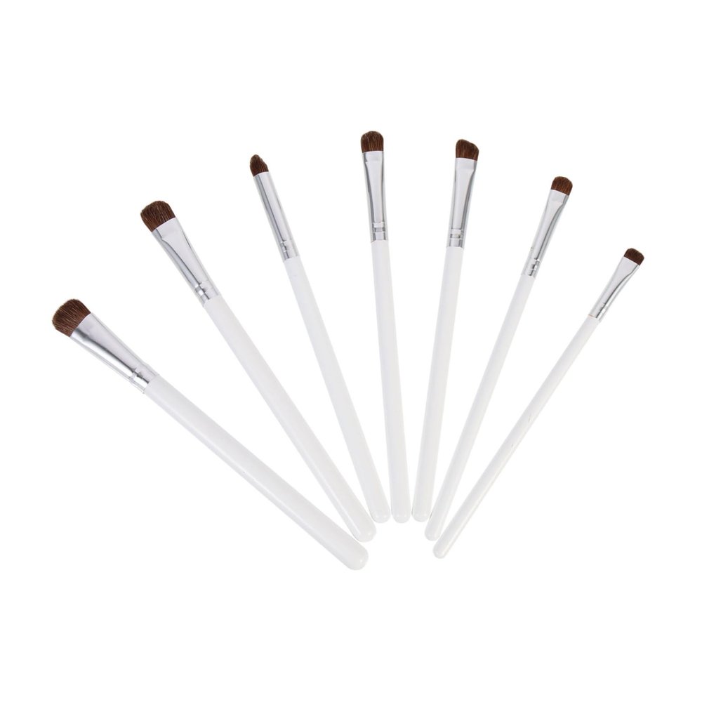 SOESFOUFU Shadow Brush Set 7 Pieces Makeup Brushes Smooth Handle Enhance Your Eye Look Ease