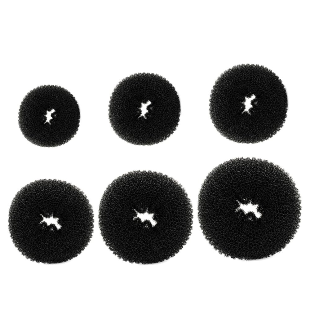 Beaupretty 6pcs Donut Bun Makers for Women Hair Accessories Girls Bun Maker Beautiful Hair Disk for Women