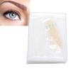 20PCS Light Skin Color Transfer Eyebrow Skin Sticker, Practice Makeup Eyebrow Stencil Stickers for Beauty Salon, Suitable for Real and Practice Heads view 2