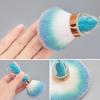 Asixxsix Nail Dust Brush, Soft Art Dust Powder Remover Brush with Ergonomic Handle for Makeup and Nail Dusting, Suitable for Acrylic Application and Shine (Pink) (Blue) view 4