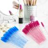 200 Pcs Disposable Mascara Wands,Lash Spoolies Crystal Eyebrow Spoolies Brush Eyelash Applicator Tool Spoolies for Eyebrow,Used for Eyelash Extension Eyebrows Cosmetics(rose red and blue) view 2