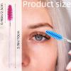 200 Pcs Disposable Mascara Wands,Lash Spoolies Crystal Eyebrow Spoolies Brush Eyelash Applicator Tool Spoolies for Eyebrow,Used for Eyelash Extension Eyebrows Cosmetics(rose red and blue) view 3