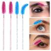 200 Pcs Disposable Mascara Wands,Lash Spoolies Crystal Eyebrow Spoolies Brush Eyelash Applicator Tool Spoolies for Eyebrow,Used for Eyelash Extension Eyebrows Cosmetics(rose red and blue) view 4