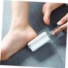 Ipetboom 2pcs Ergonomic Foot Care Kit Pumice Stone Foot Brush Callous Remover Exfoliating Scrubber view 3