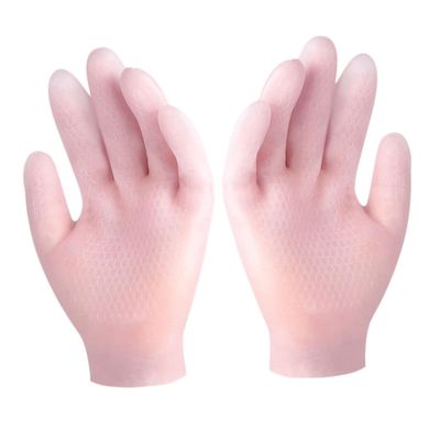Beaupretty Cotton Gloves for Dry Hands Moisturizing Repairing Gloves for Women Overnight Hydration Treatment