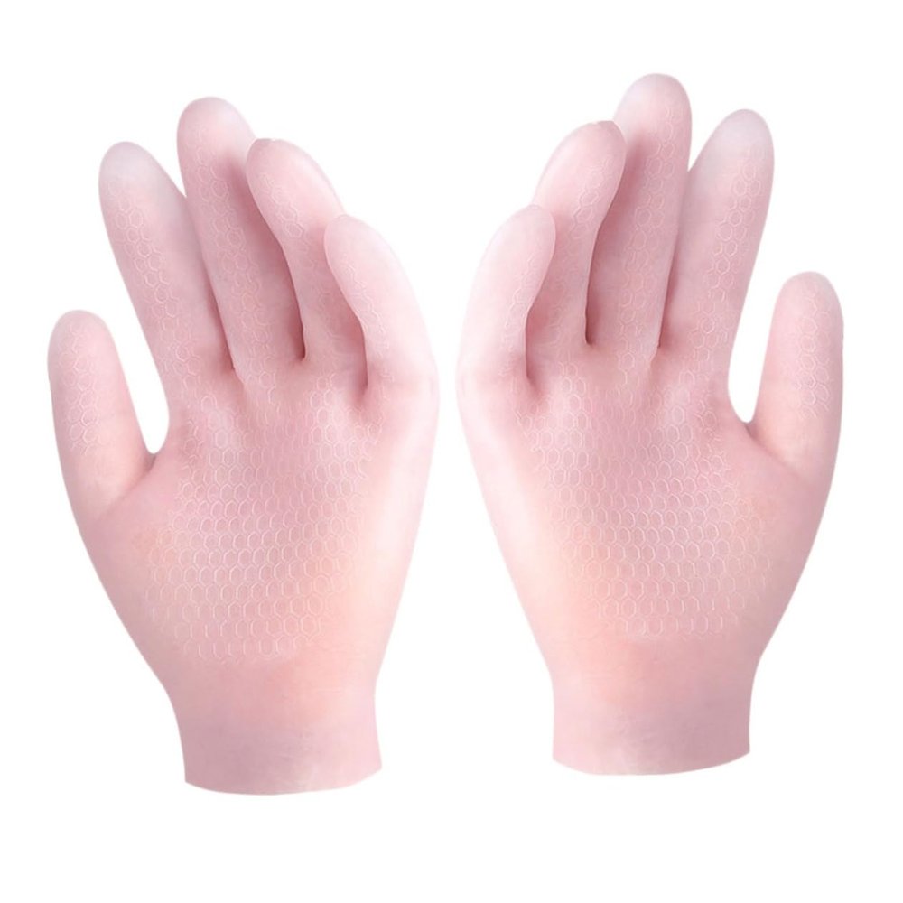 Beaupretty Cotton Gloves for Dry Hands Moisturizing Repairing Gloves for Women Overnight Hydration Treatment
