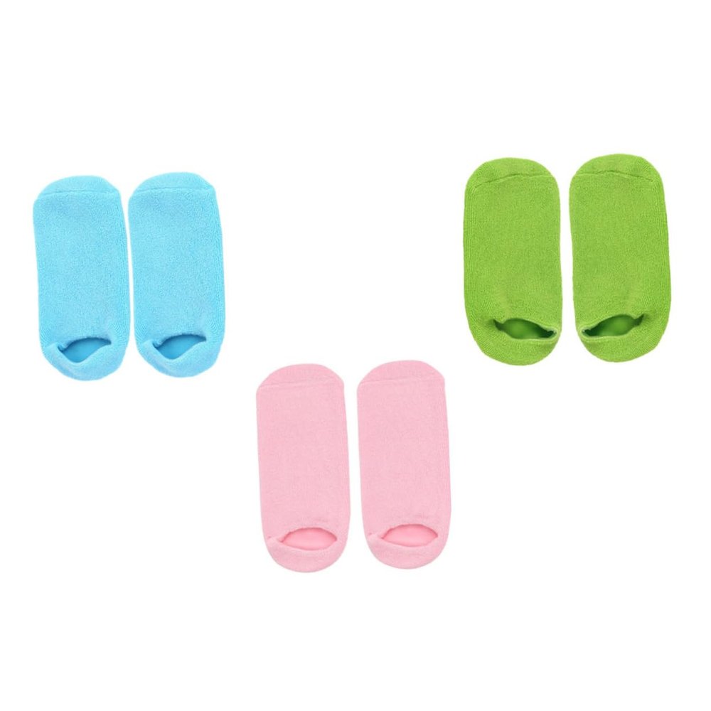 Beaupretty 3pairs Moisturizing Socks Foot Care Household Foot Care Products Invisible Socks for Women