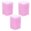 SKISUNO 600pcs Lint Eyelash Glue Wiping Cotton Cloths Professional Cleaning Pads for Lash Extensions and Nail Art Compact and Versatile Makeup Remover Wipes view 1