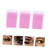 SKISUNO 600pcs Lint Eyelash Glue Wiping Cotton Cloths Professional Cleaning Pads for Lash Extensions and Nail Art Compact and Versatile Makeup Remover Wipes view 3