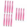 Beaupretty 12pcs Ergonomic Eyebrow Tweezer Comb Eyebrow Makeup Tool Clips for Home Travel view 1