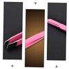 Beaupretty 12pcs Ergonomic Eyebrow Tweezer Comb Eyebrow Makeup Tool Clips for Home Travel view 4